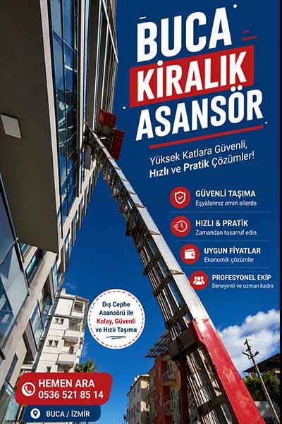 Buca Kiralık Asansör